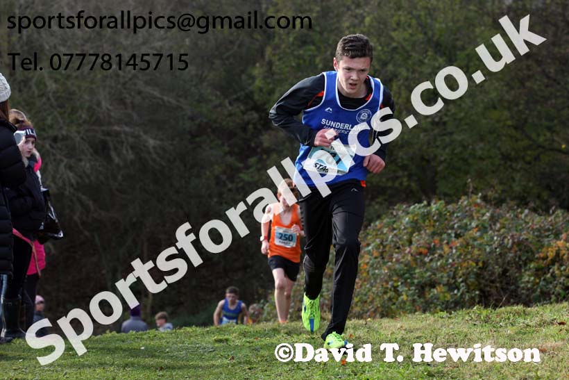 Boys under-13s 2017 Start Fitness North Eastern Harrier League, Aykley Heads, Durham. Photo:  David T. Hewitson/Sports for All Pics